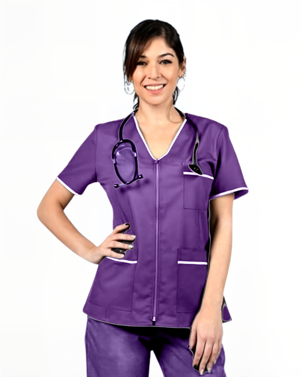 Modelo Sidney (Con Cierre) -Ambo  Violeta